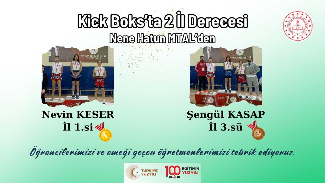 Kick Boks'ta 2 İl Derecesi