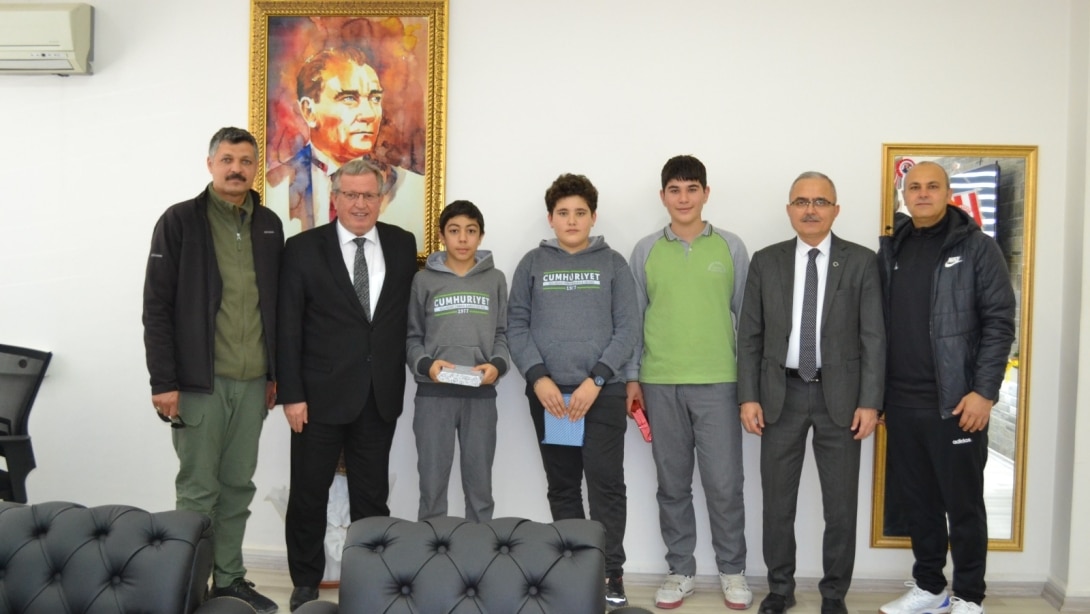Dart Branşı İl 2.si Öğrencilerimizden Ziyaret